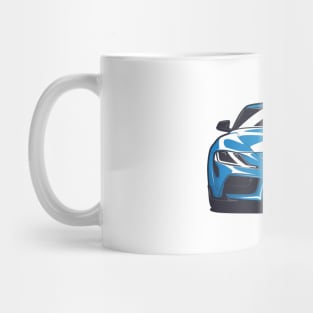 Blue Toyota Supra MKV Sketch Mug